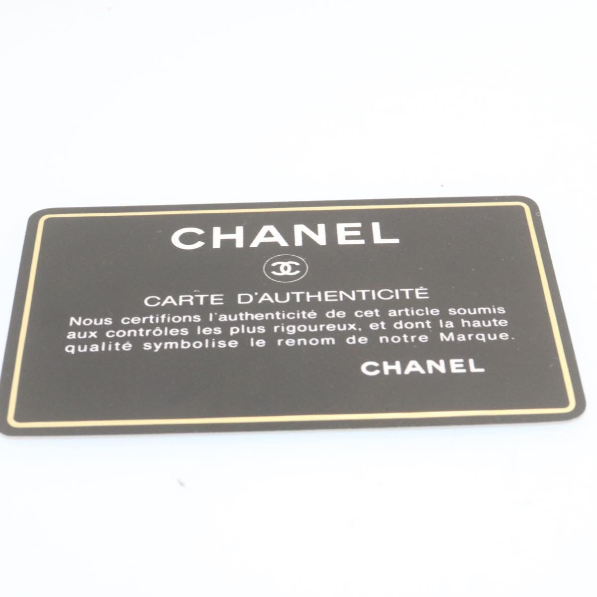 CHANEL Mini Matelasse Chain Flap Shoulder Bag Lamb Skin Black Gold Auth 28471A