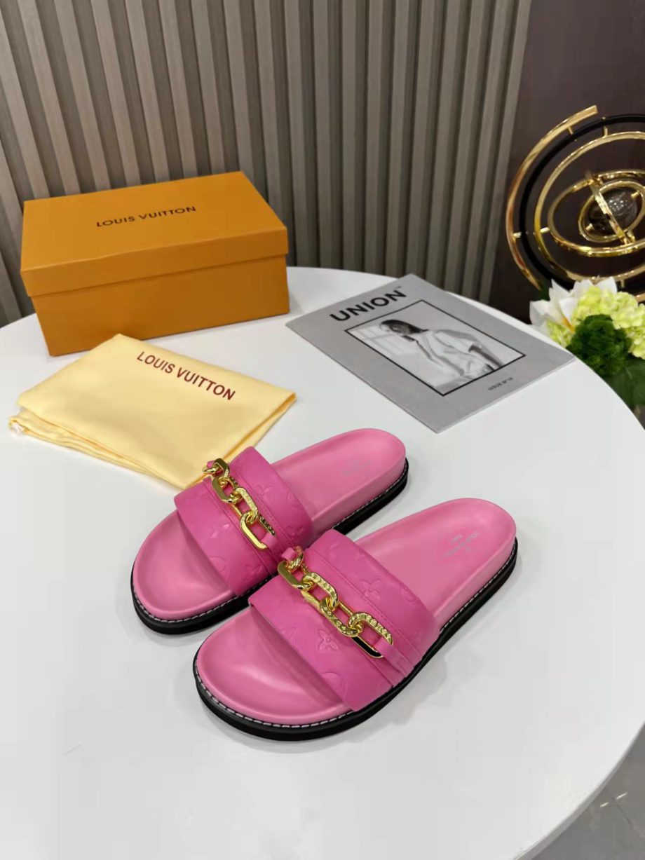 louis vuitton Sunset Flat Comfort Mule Pink For Women 1A9RAW