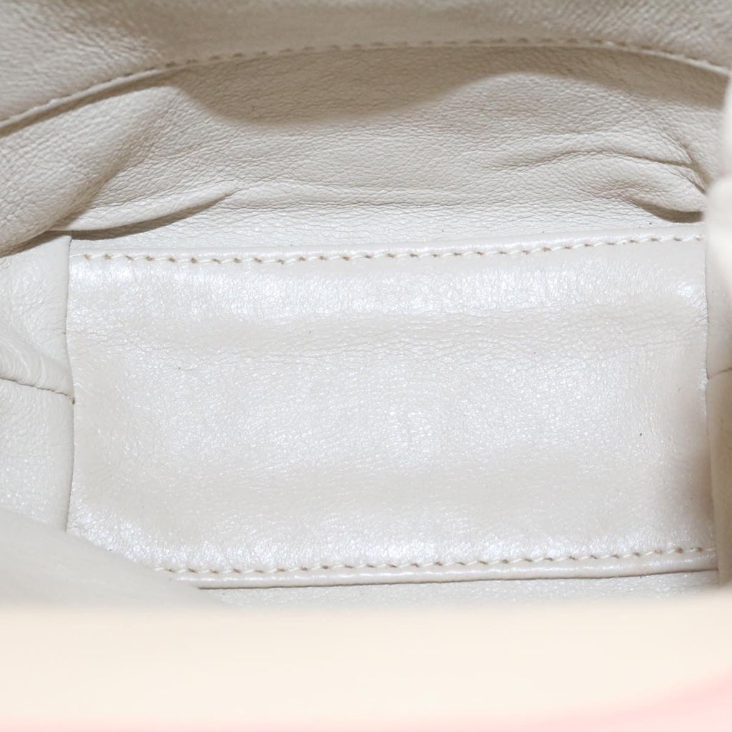 CHANEL Matelasse Hand Bag Lamb Skin Pink CC  29107A