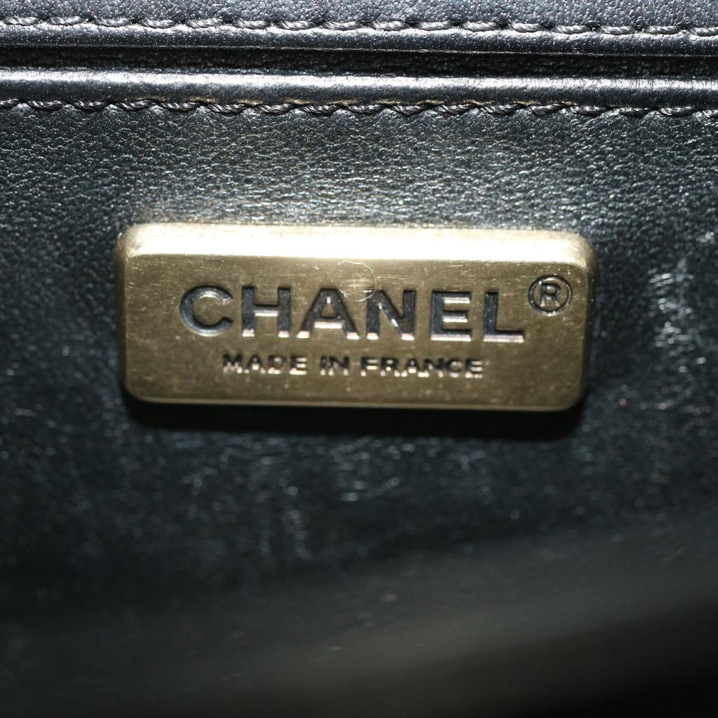 CHANEL Boy  Chain Shoulder Bag Tile Black Multicolor CC  29551A