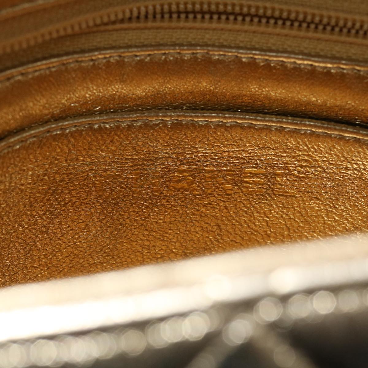 CHANEL Matelasse Shoulder Bag Lamb Skin Gold CC  29567A