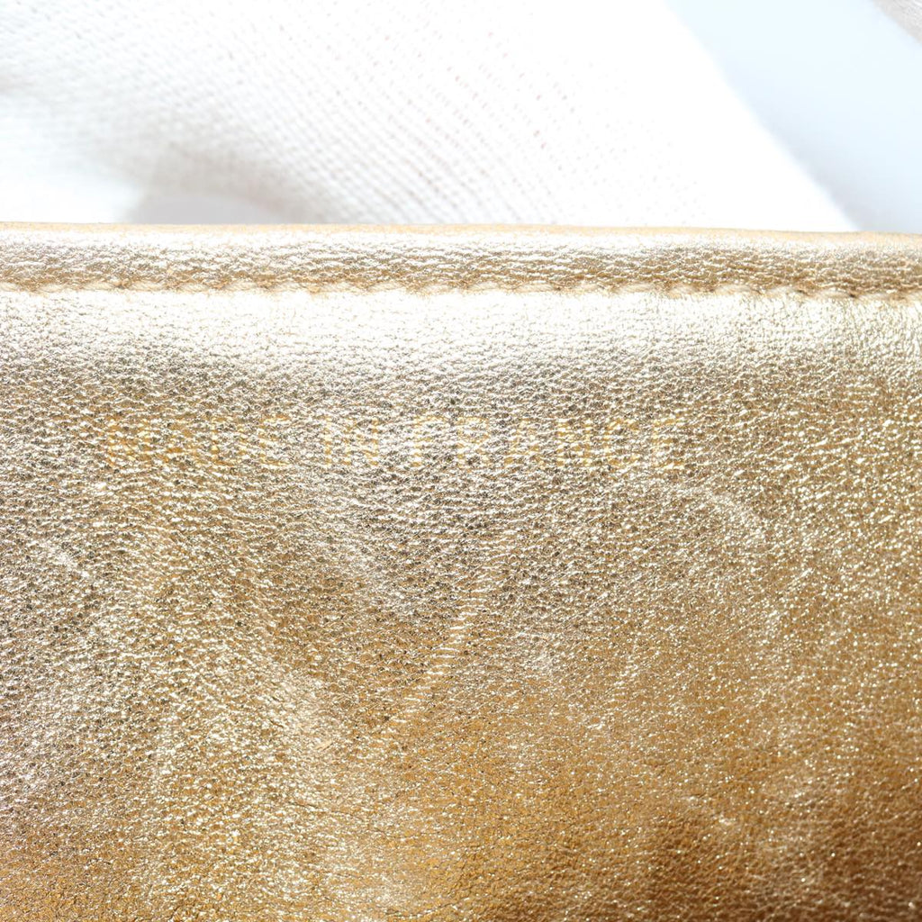 CHANEL Matelasse Shoulder Bag Lamb Skin Gold CC  29567A