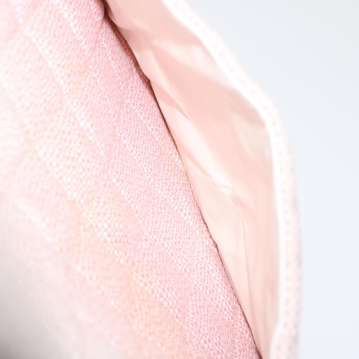 CHANEL COCO Mark Tote Bag cotton Pink CC  29713A