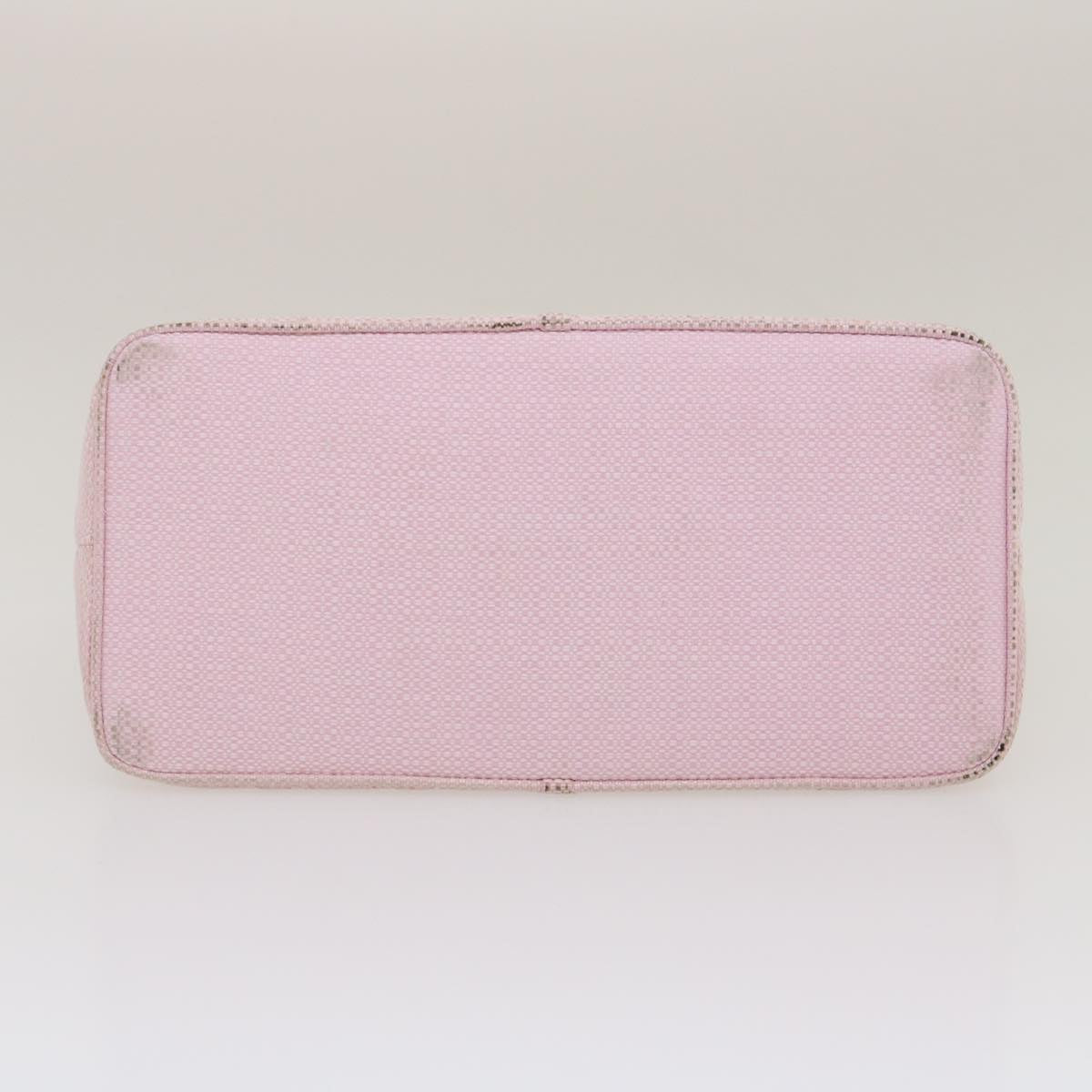 CHANEL COCO Mark Tote Bag cotton Pink CC  29713A