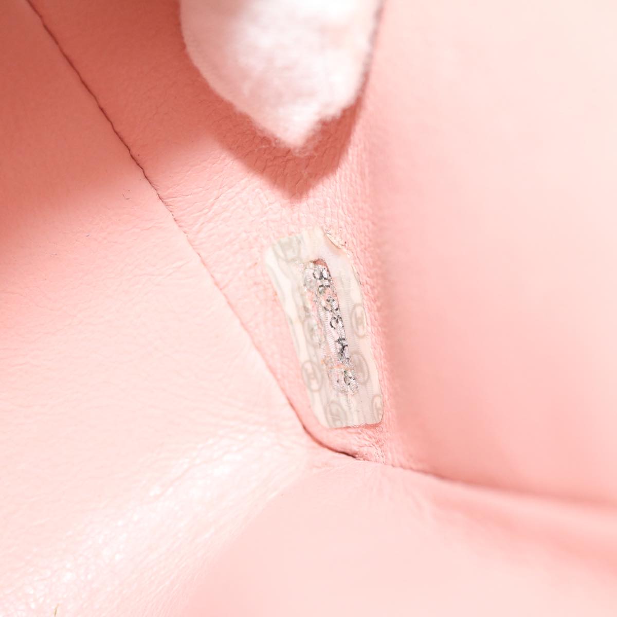 CHANEL Matelasse Turn Lock Chain Diana Shoulder Bag Canvas Pink CC  29889A