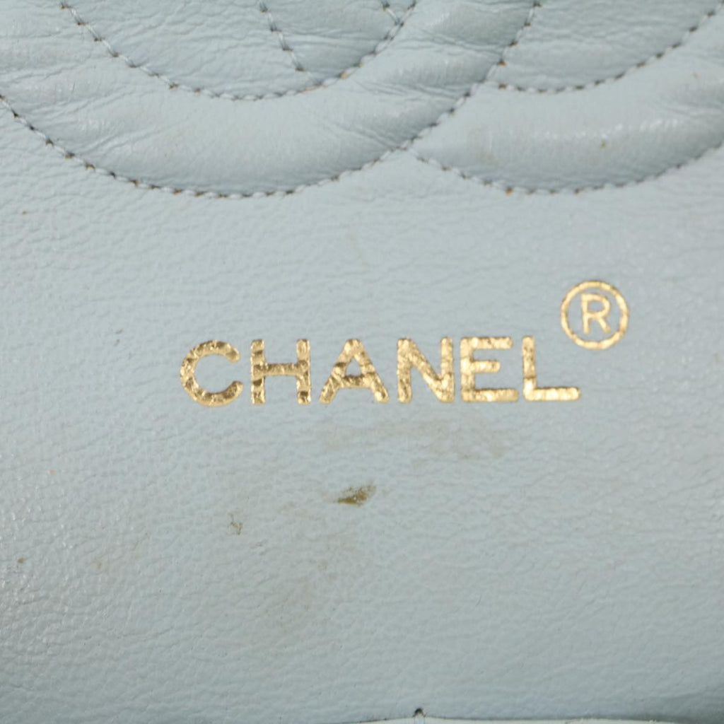 CHANEL Classic Matelasse 25 Double Chain Flap Shoulder Bag Lamb Skin  29961A