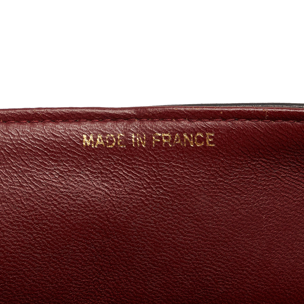 CHANEL Medium Tall Classic Lambskin Double Flap Shoulder Bag