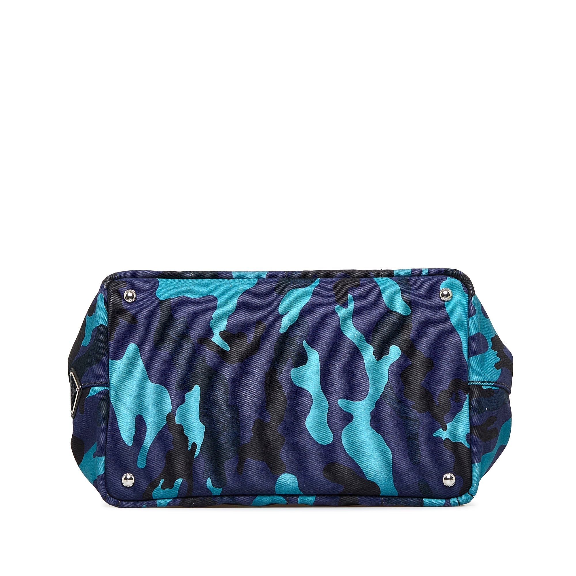 PRADA Canapa Camouflage Satchel