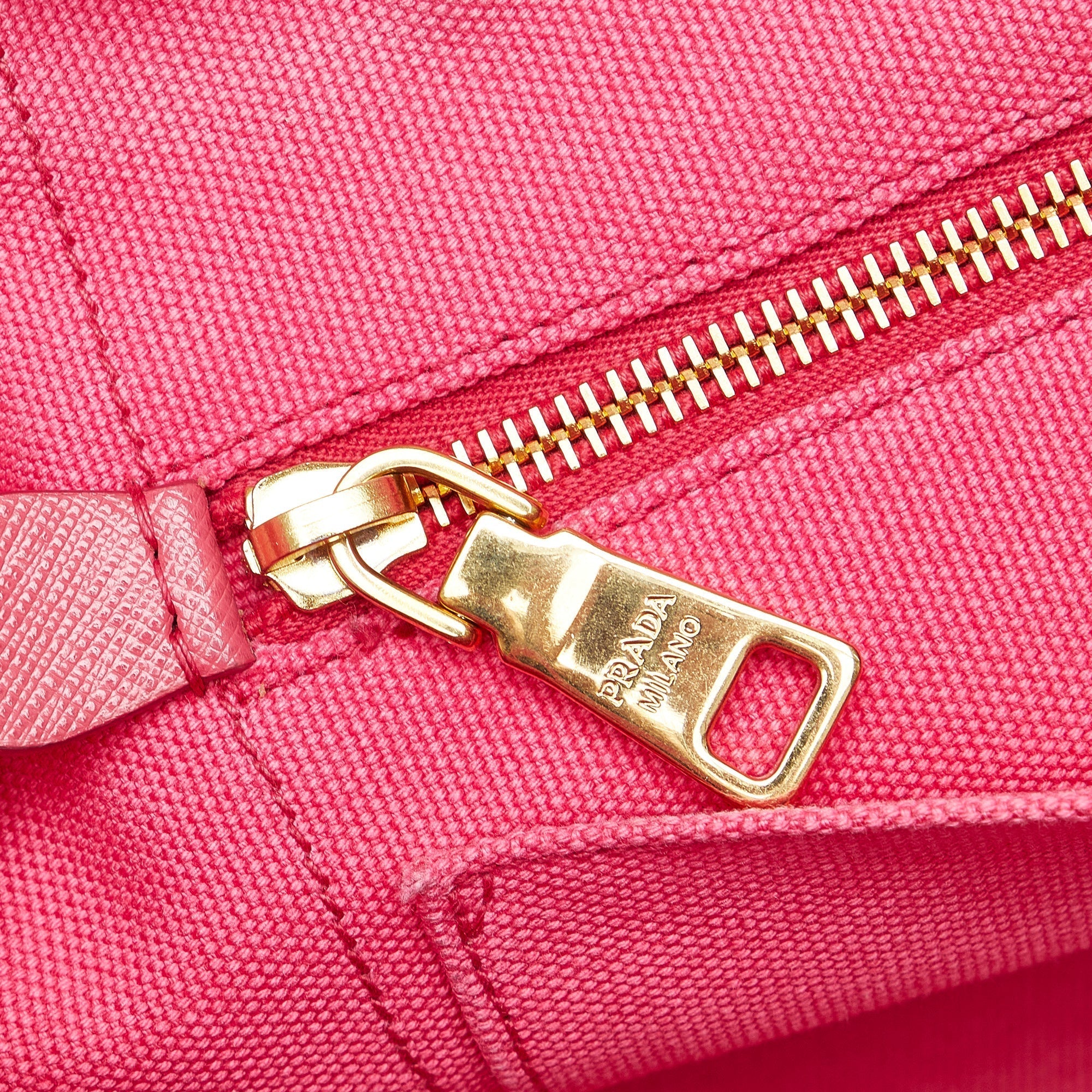 PRADA Canapa Logo Satchel