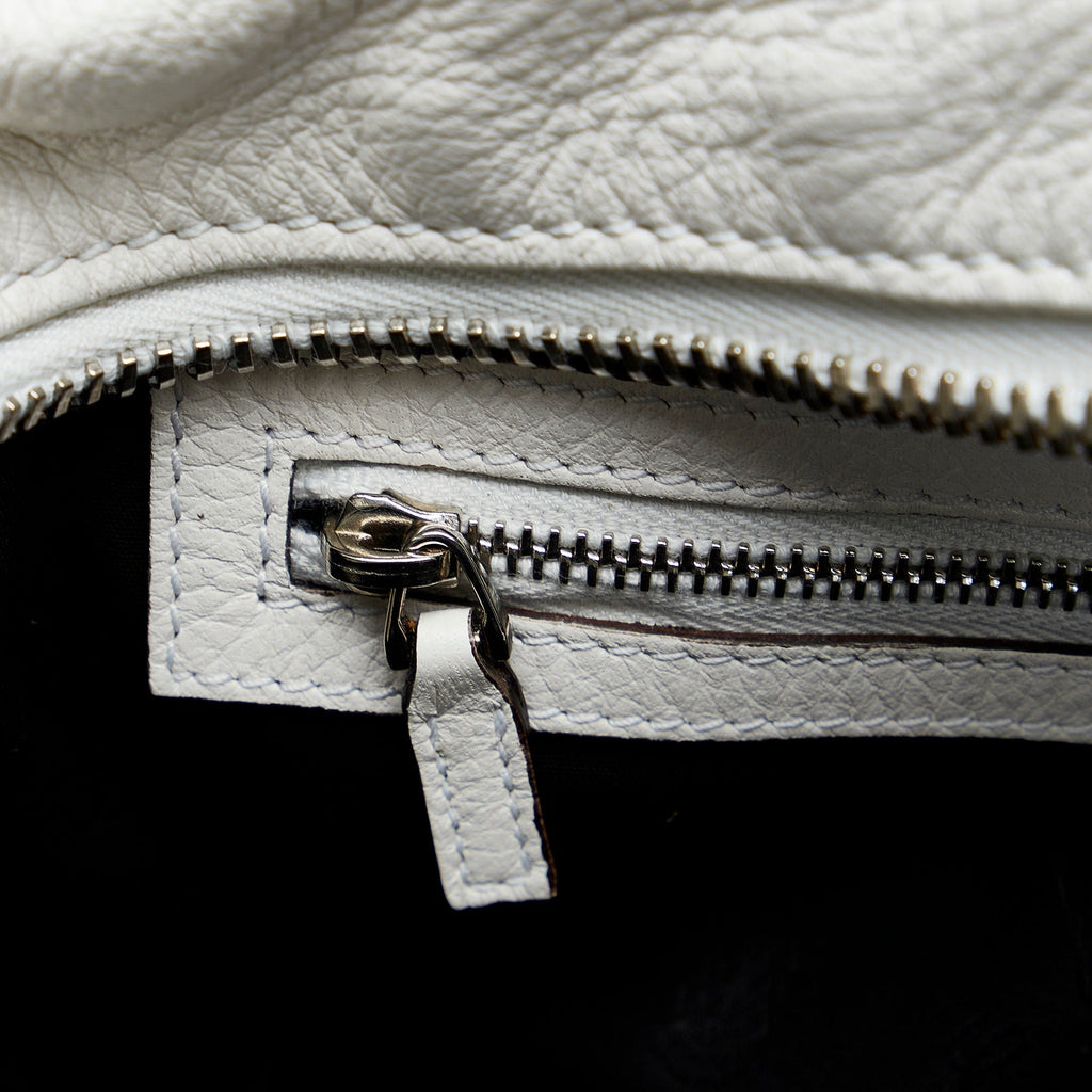 Gucci Bamboo Jungle Hobo Bag White