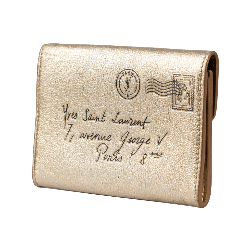YVES SAINT LAURENT Yves Saint Laurent Leather Card Holder