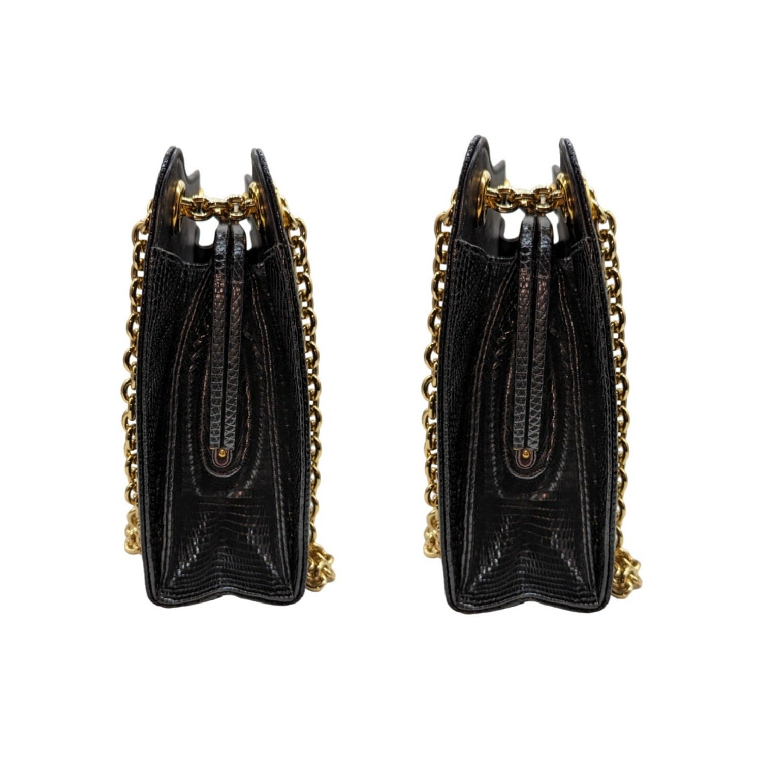 Gucci Zumi Lizard Frame Shoulder Bag