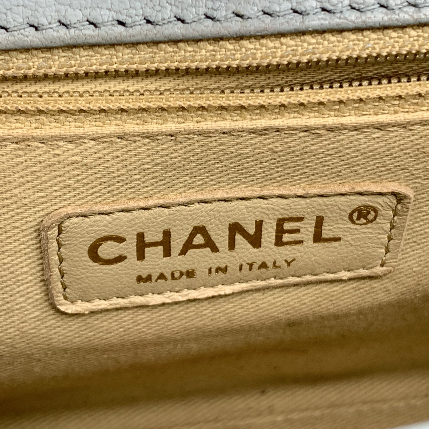 CHANEL Light Blue Quilted Leather Trendy Reissue Shoulder Bag