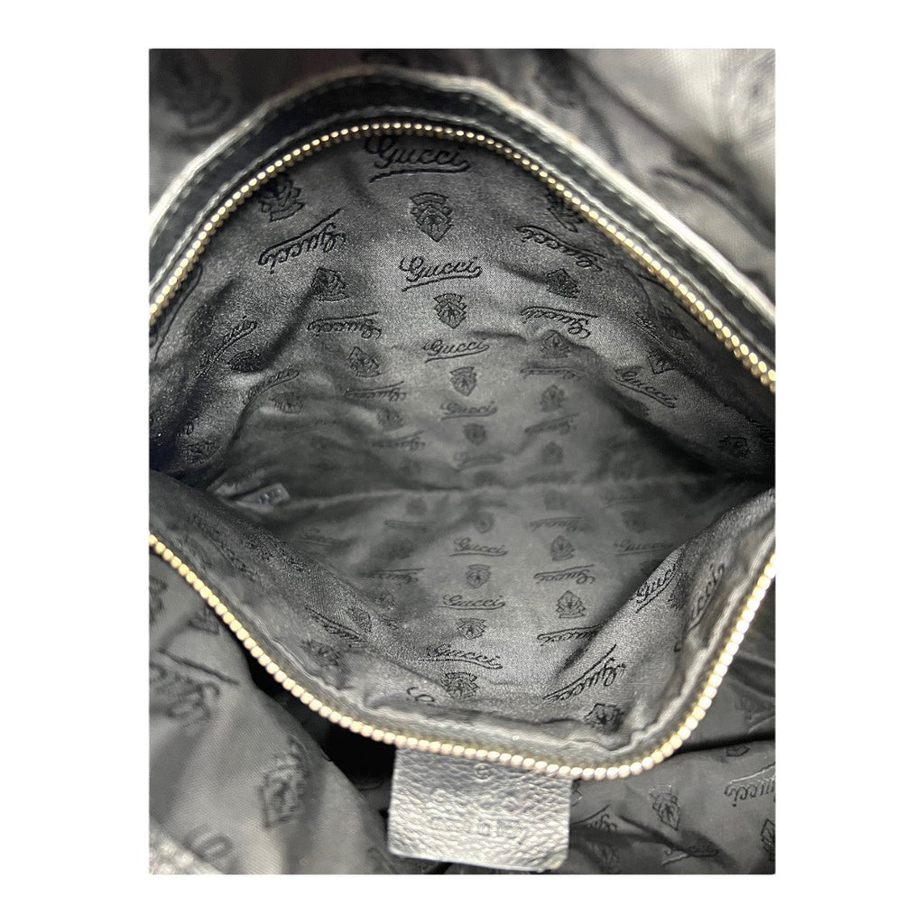 Gucci Black Patent Hysteria Handbag