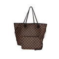 Louis Vuitton 2018 Neverfull Damier Ebene MM Tote & Pouchette