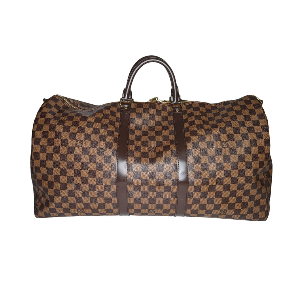 Louis Vuitton Damier Ebene Keepall Bandoulière 55