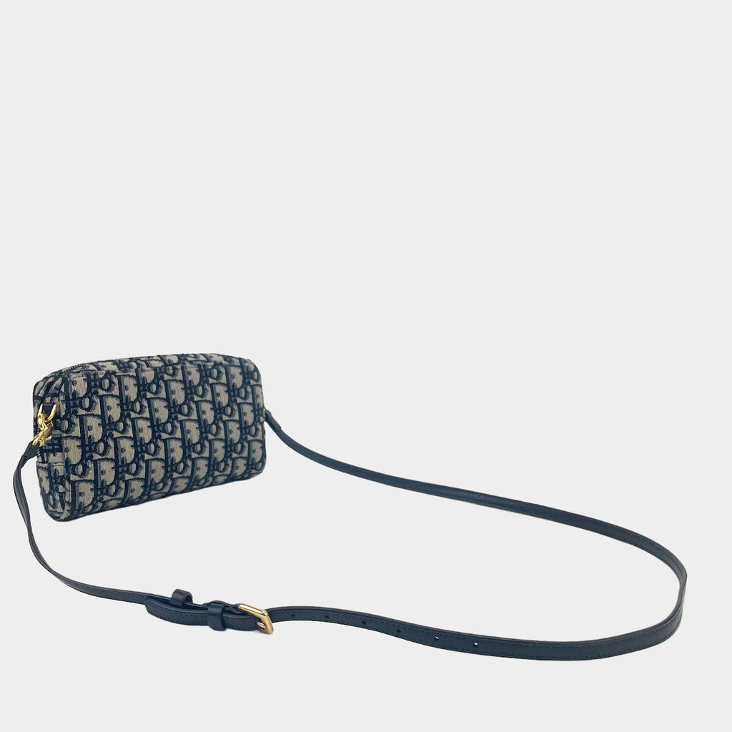 CHRISTIAN DIOR Oblique Saddle Pouch Crossbody