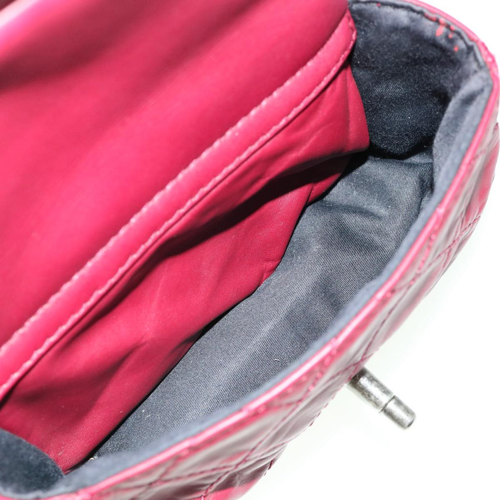 CHANEL Matelasse Chain Backpack Lamb Skin Bordeaux CC  30736A