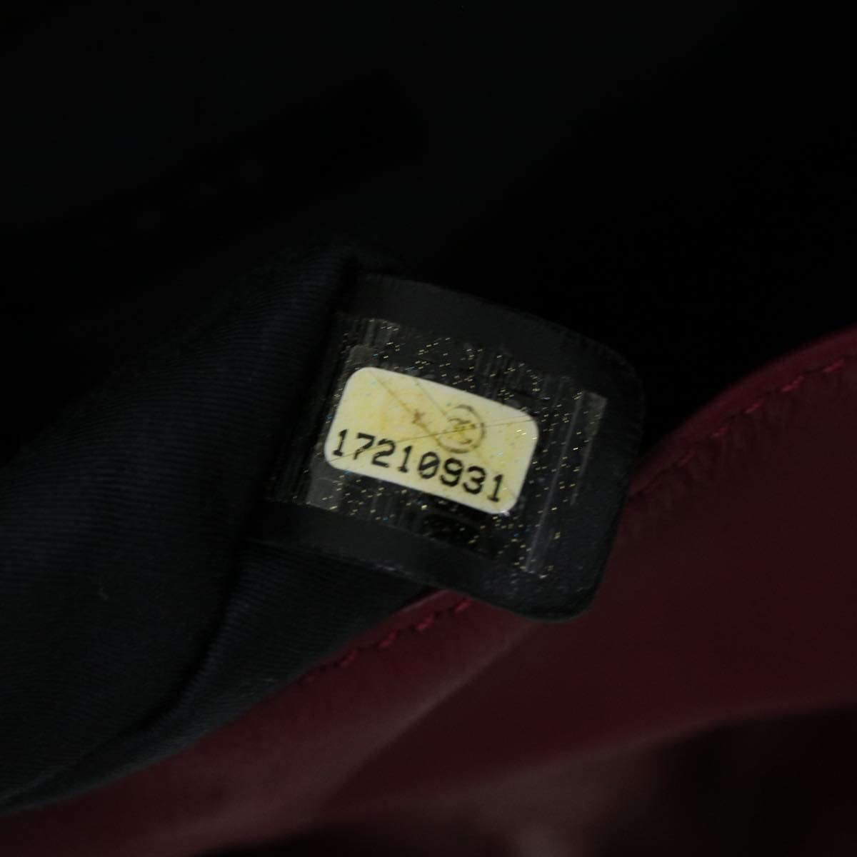 CHANEL Matelasse Chain Backpack Lamb Skin Bordeaux CC  30736A