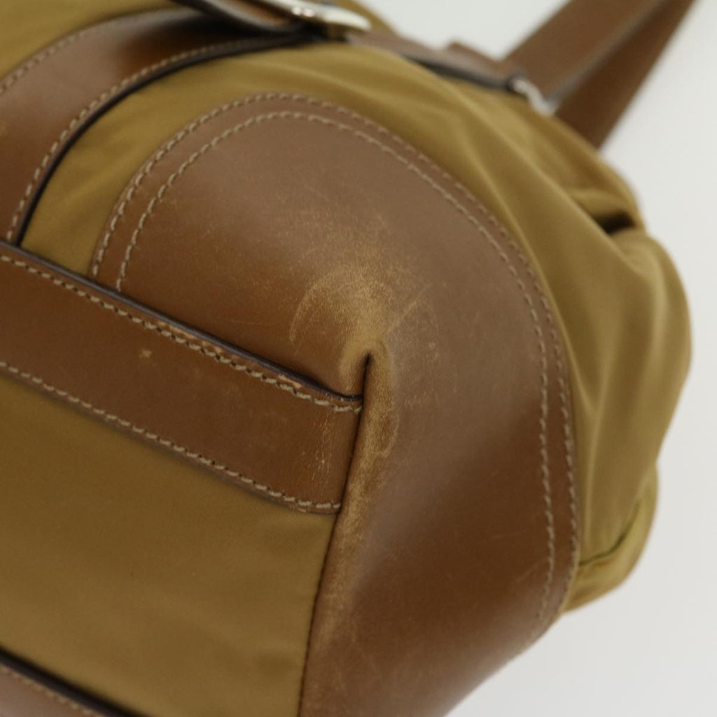 PRADA Shoulder Bag Nylon Khaki  30980