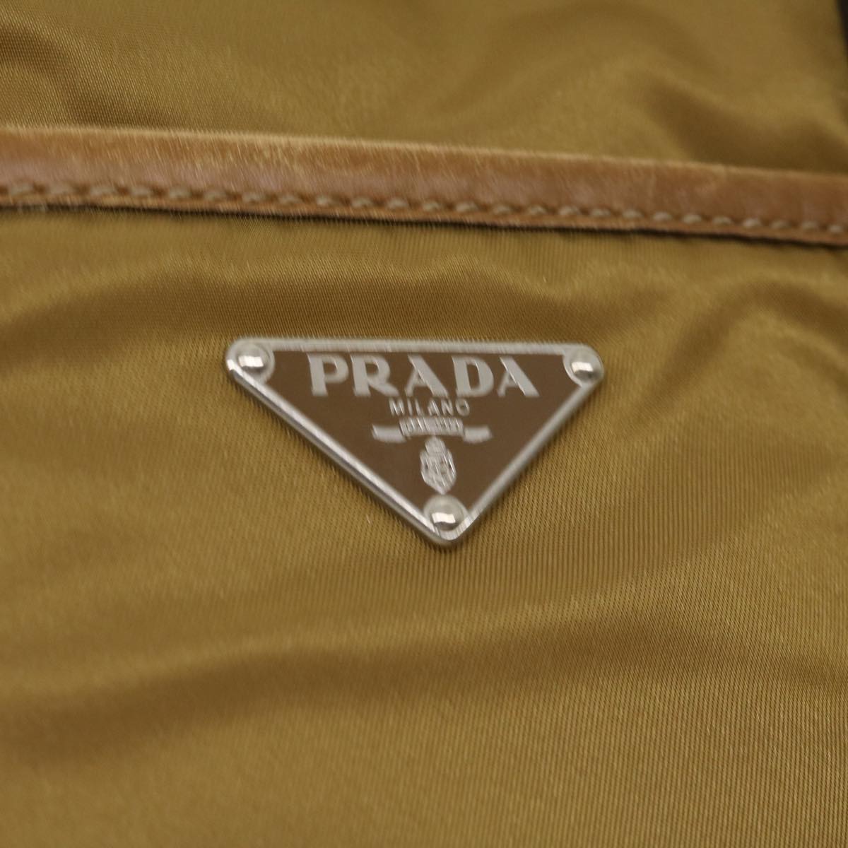PRADA Shoulder Bag Nylon Khaki  30980