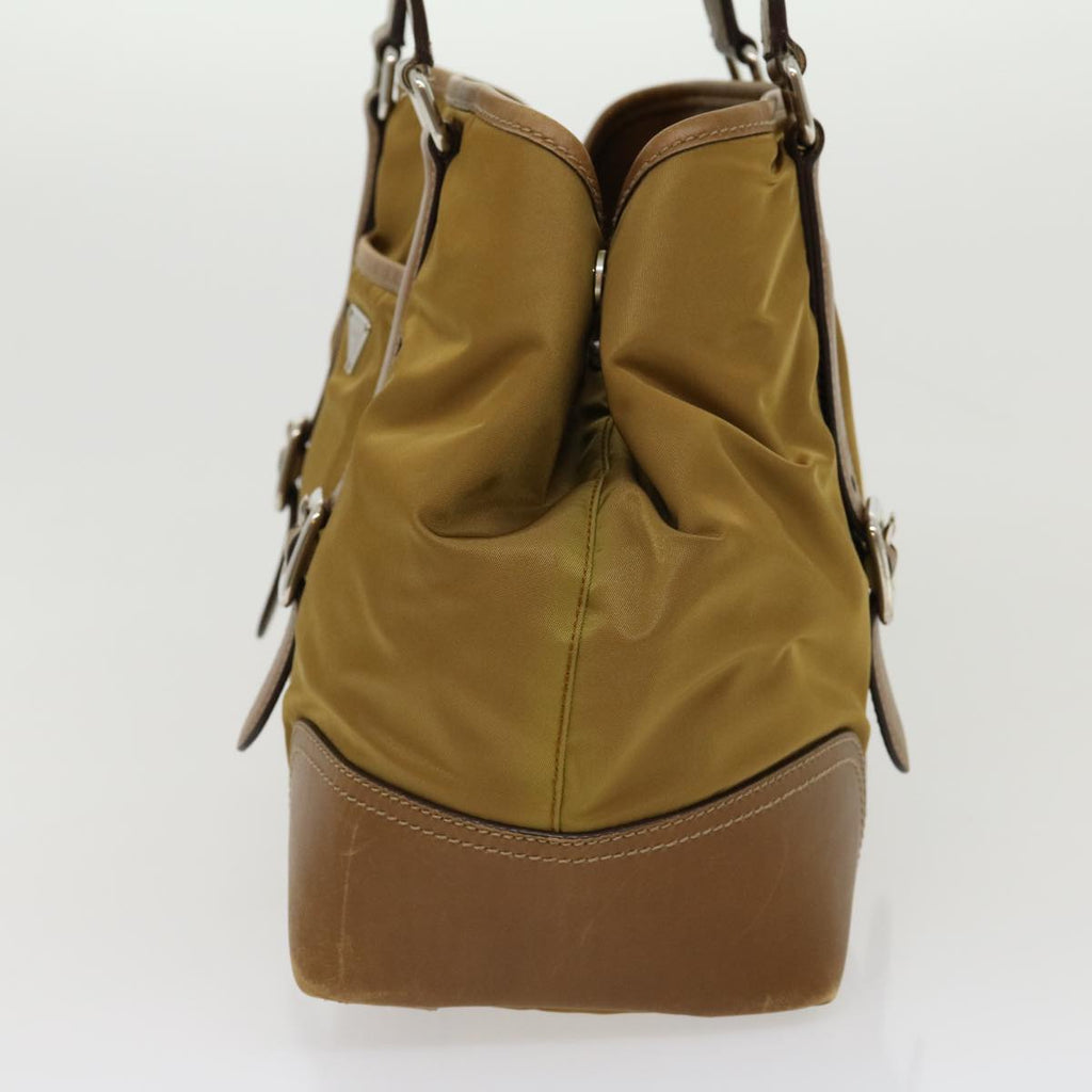 PRADA Shoulder Bag Nylon Khaki  30980