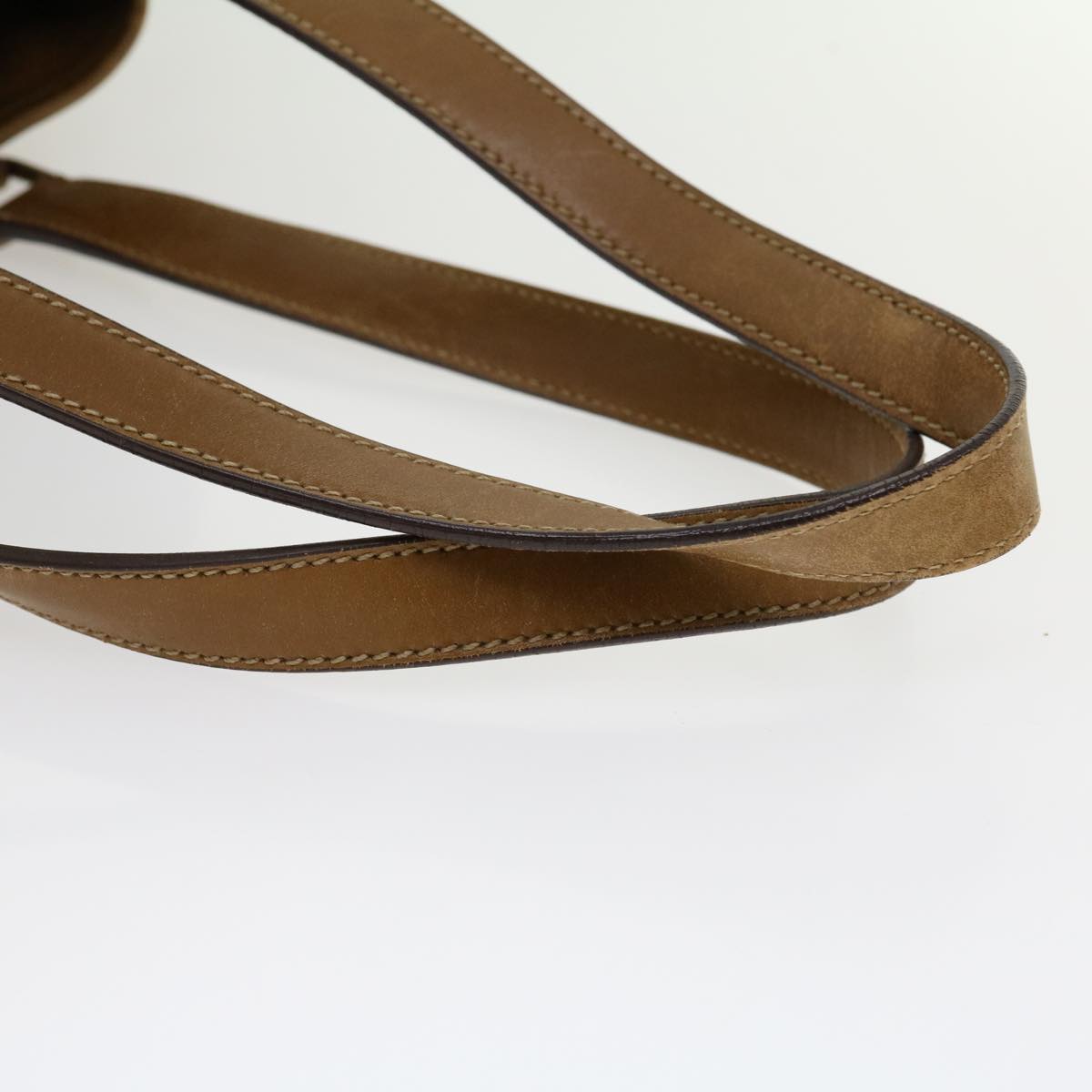 PRADA Shoulder Bag Nylon Khaki  30980