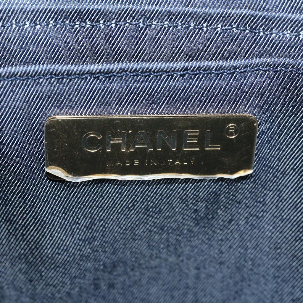 CHANEL Pearl Hand Bag tweed 3ways White Red CC Auth 31176A