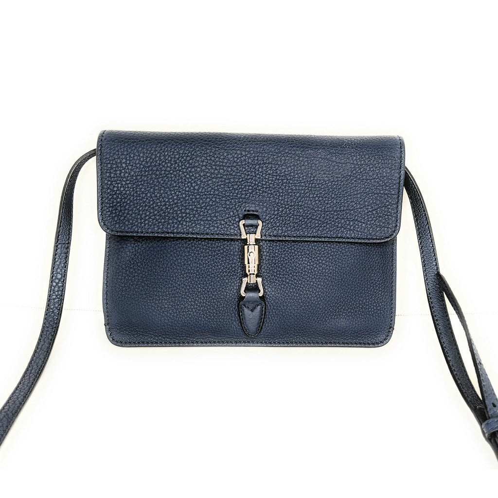 Gucci Pebbled Leather Soft Jackie Convertible Mini Crossbody
