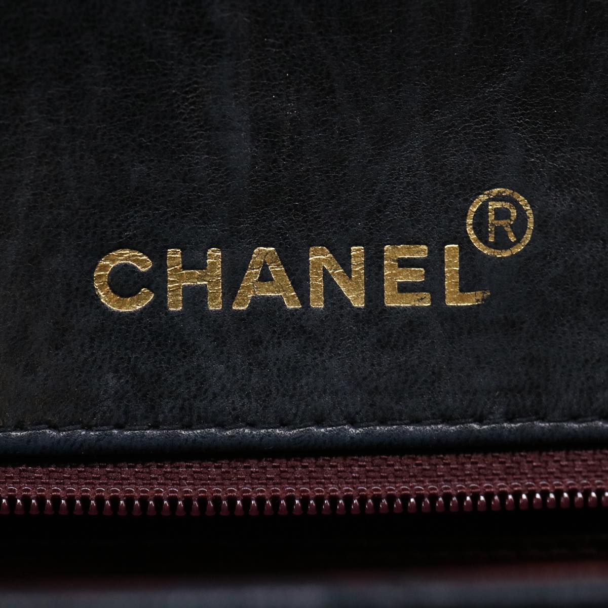 CHANEL Diana Matelasse Shoulder Bag Lamb Skin Black CC  31443
