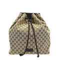 GUCCI Canvas Rucksack Drawstring Backpack