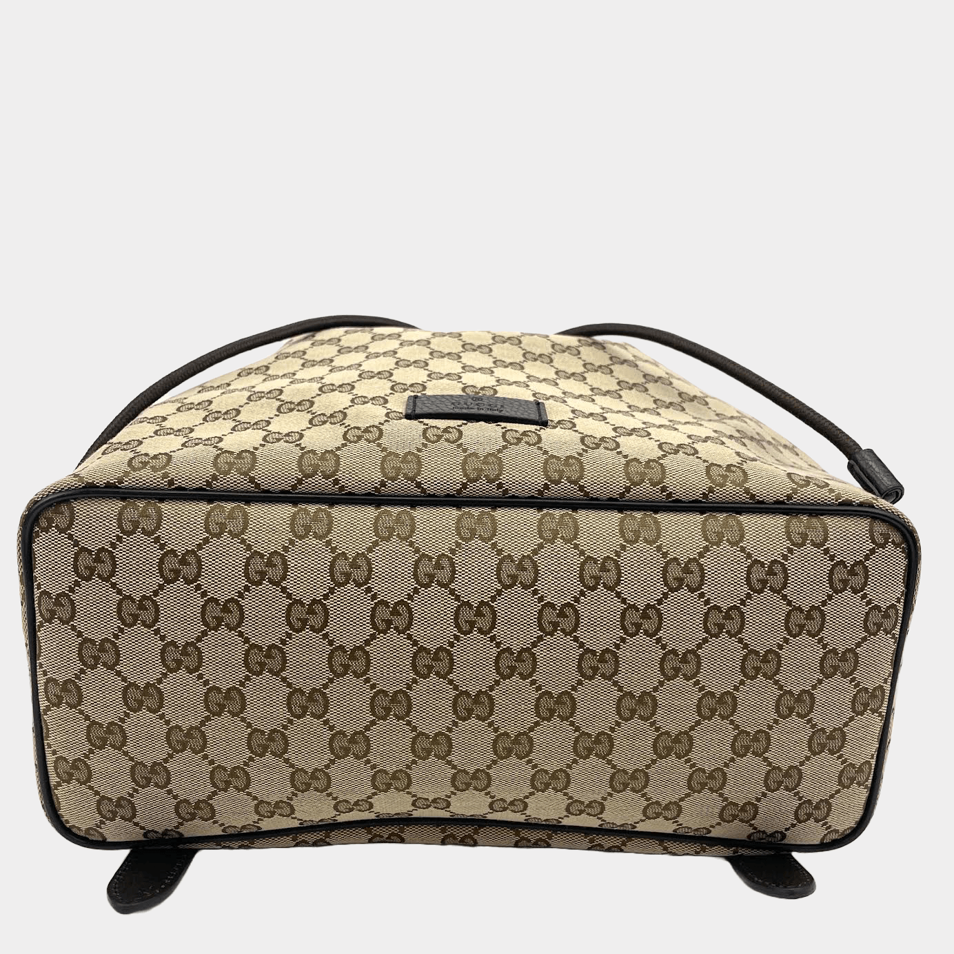 GUCCI Canvas Rucksack Drawstring Backpack