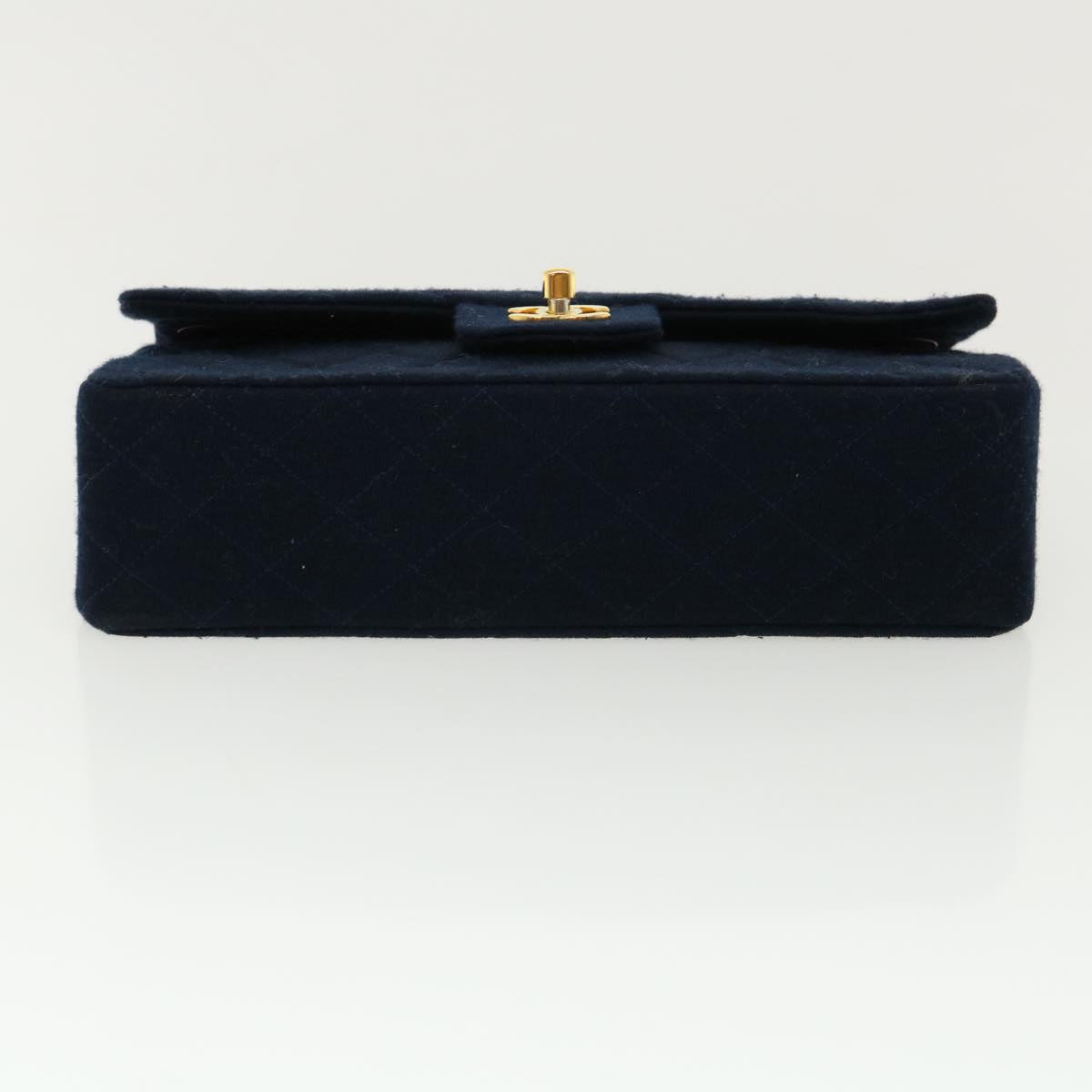 CHANEL Matelasse 25 Shoulder Bag cotton Black CC  33162