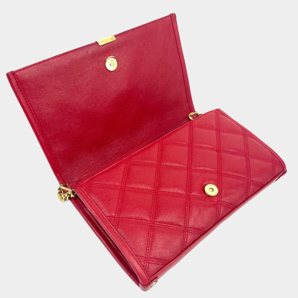 SAINT LAURENT Becky Quilted Chain Bag