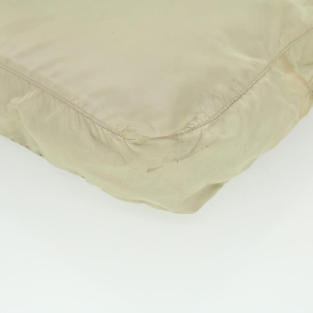 PRADA Hand Bag Nylon Beige  36234
