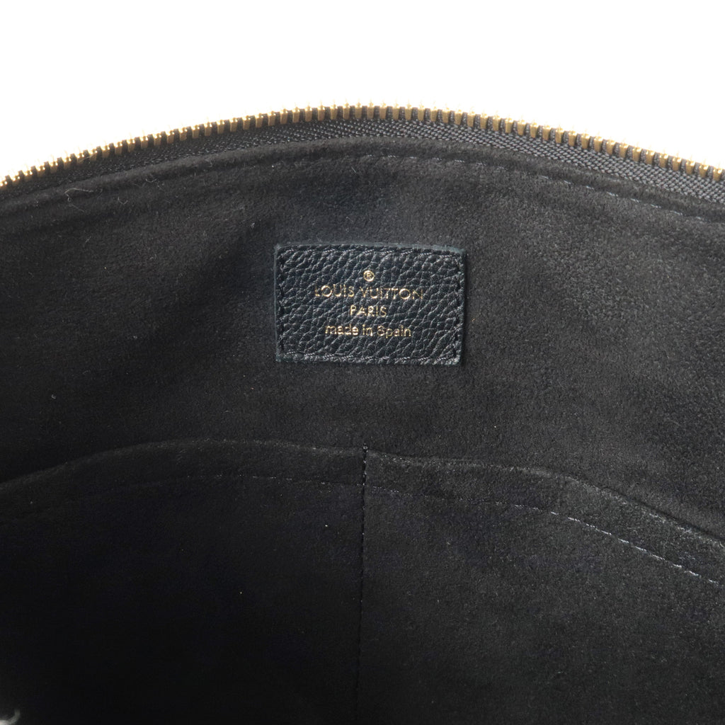 Louis Vuitton Monogram Pallas 2Way Hand Bag Noir M42756