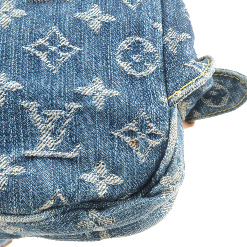 Louis Vuitton Monogram Denim Bum Bag Waist Bag Blue M95347