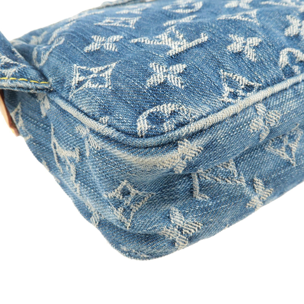 Louis Vuitton Monogram Denim Bum Bag Waist Bag Blue M95347