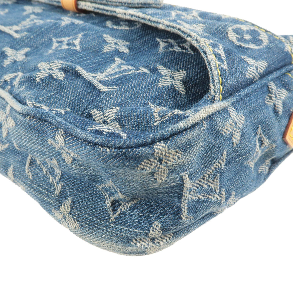 Louis Vuitton Monogram Denim Bum Bag Waist Bag Blue M95347