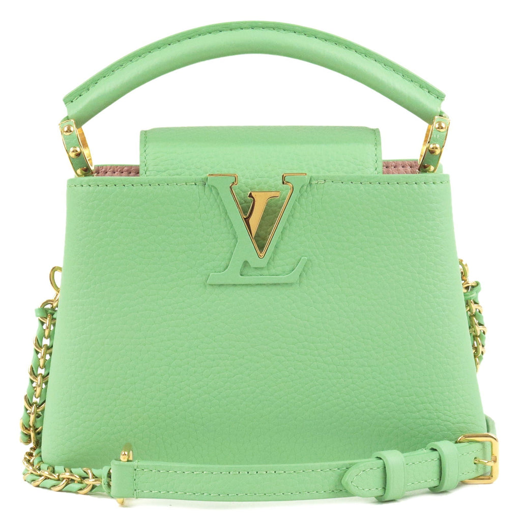 Louis Vuitton Capucines Mini 2Way Hand Bag Green M59928