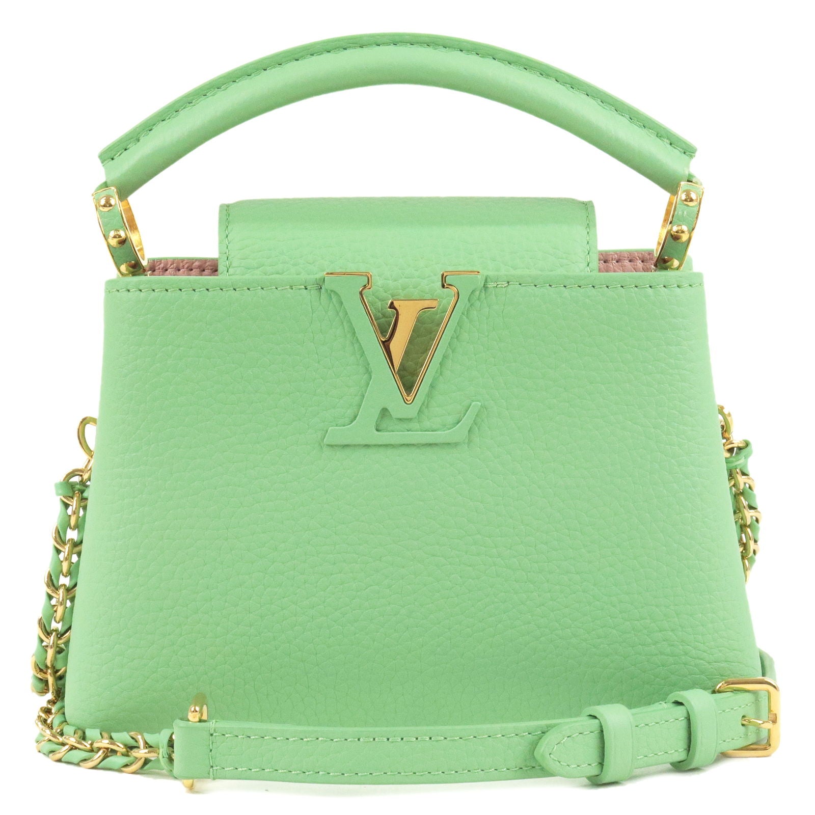 Louis Vuitton Capucines Mini 2Way Hand Bag Green M59928