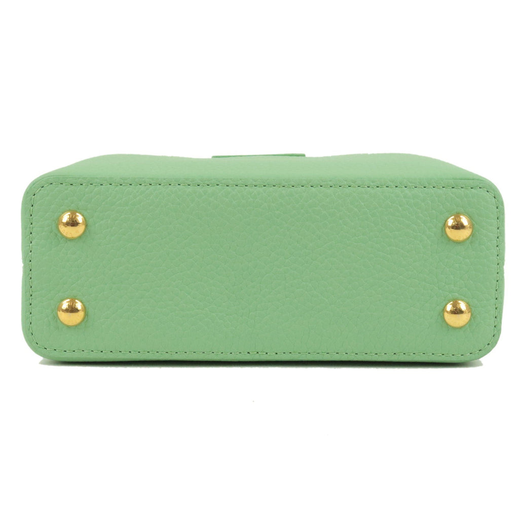 Louis Vuitton Capucines Mini 2Way Hand Bag Green M59928