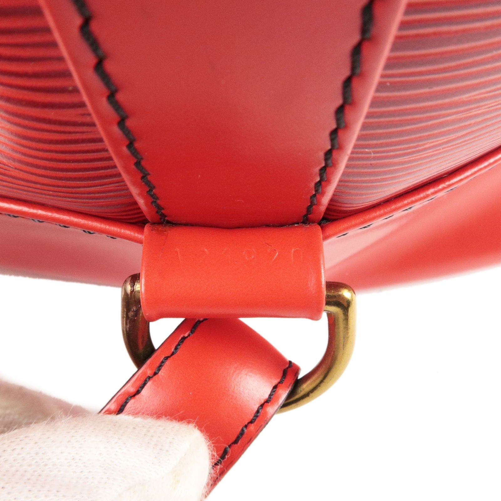 Louis Vuitton Epi Randonnee GM Laundry Bag Castilian Red M43087
