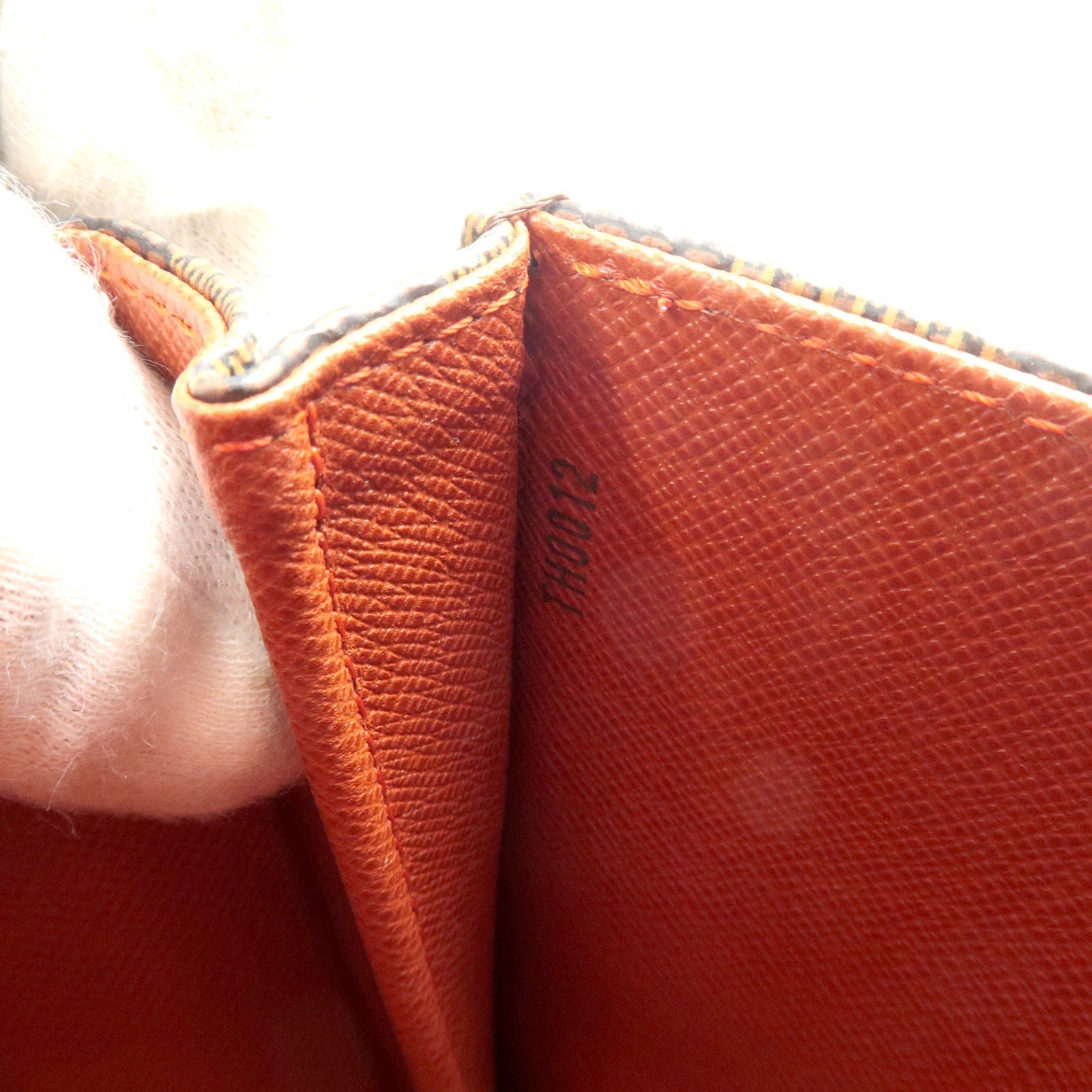 Louis Vuitton Damier Tribeca Carre Shoulder Bag Brown N51161
