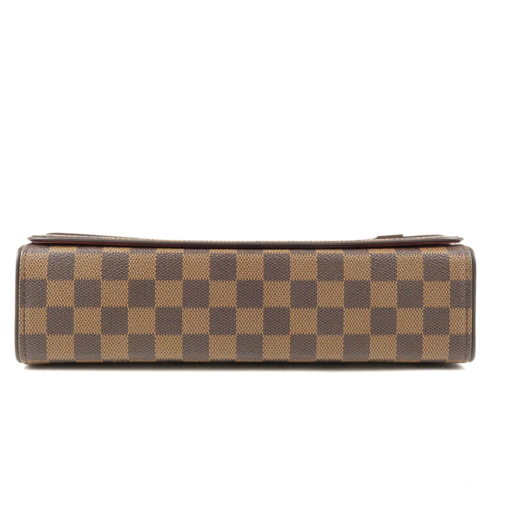 Louis Vuitton Damier Tribeca Carre Shoulder Bag Brown N51161
