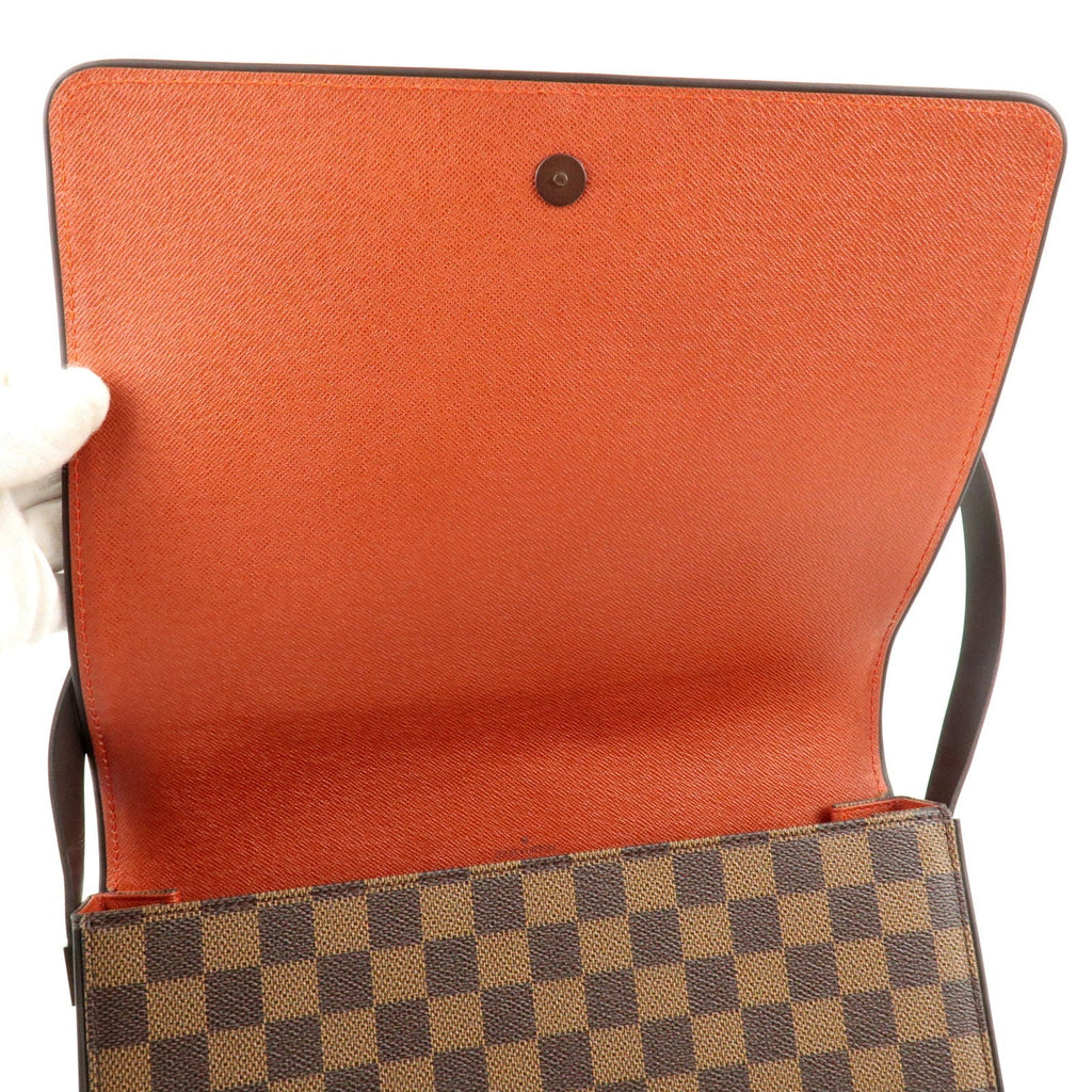 Louis Vuitton Damier Tribeca Carre Shoulder Bag Brown N51161