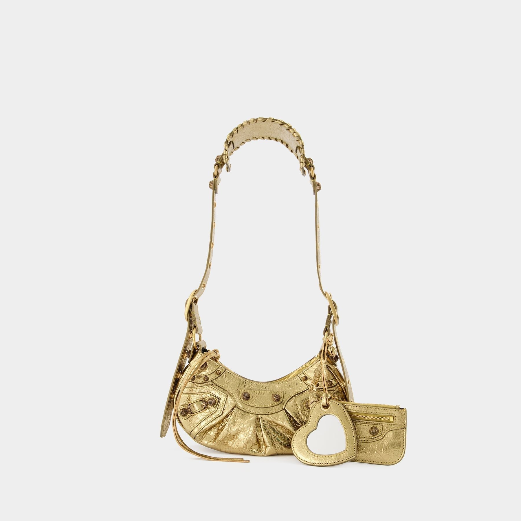 Cagole Shoul Xs Bag - Balenciaga - Gold - Leather