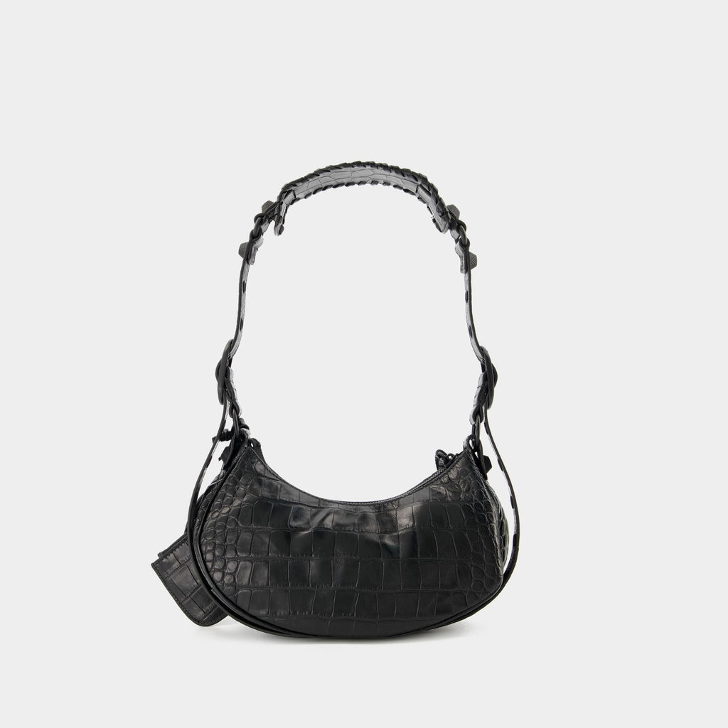Cagole Shoulder Xs Bag - Balenciaga -  Black - Leather