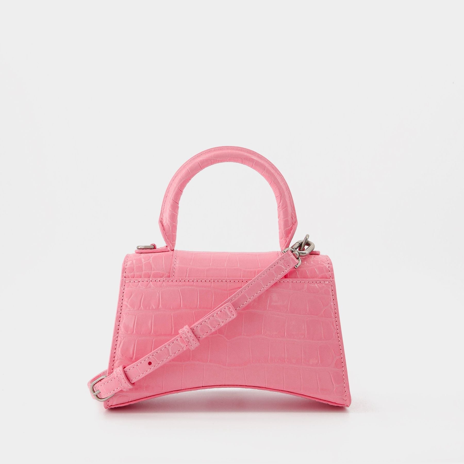 Hourglass Xs Bag - Balenciaga -  Soft Pink - Leather