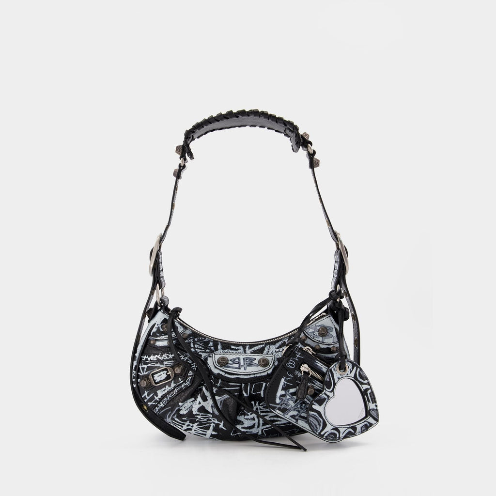 Cagole Shoulder Xs Bag - Balenciaga -  Black - Leather
